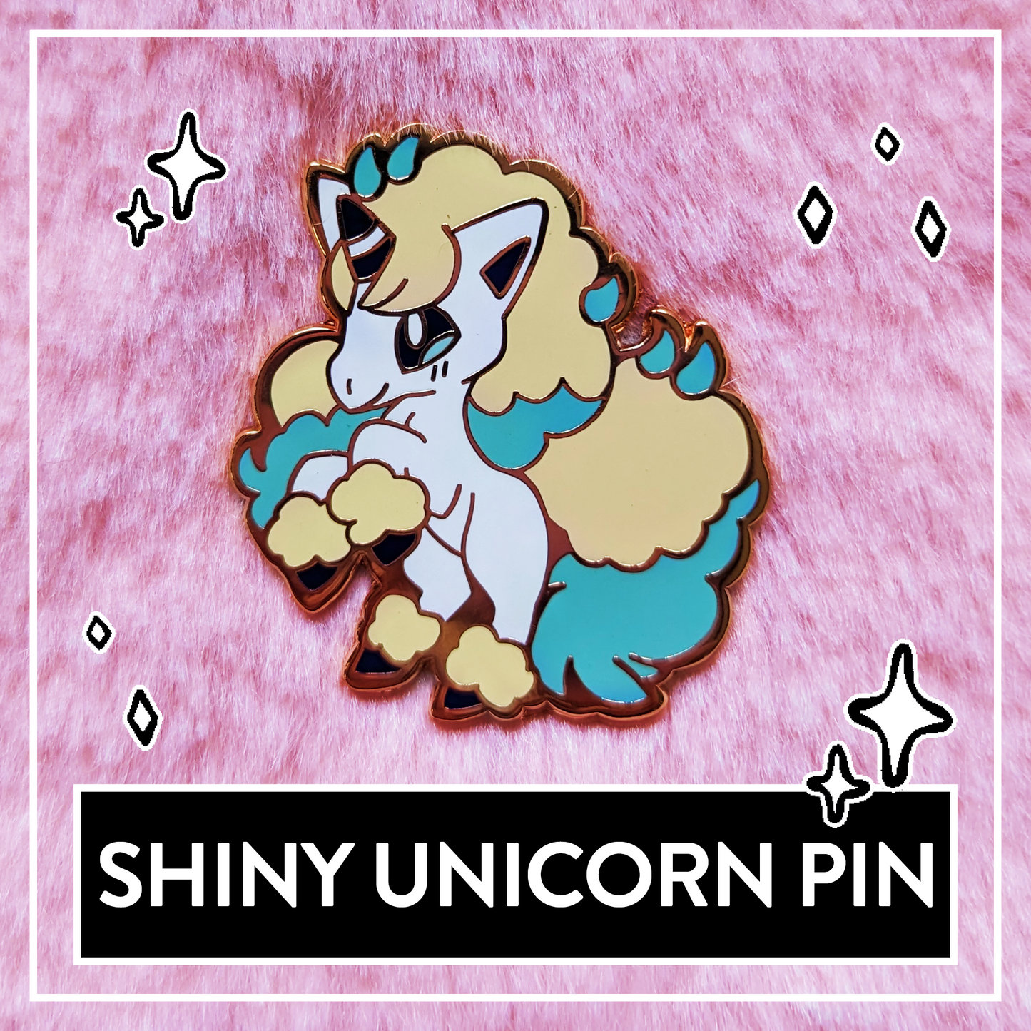 #0077 Shiny Unicorn Hard Enamel Pin