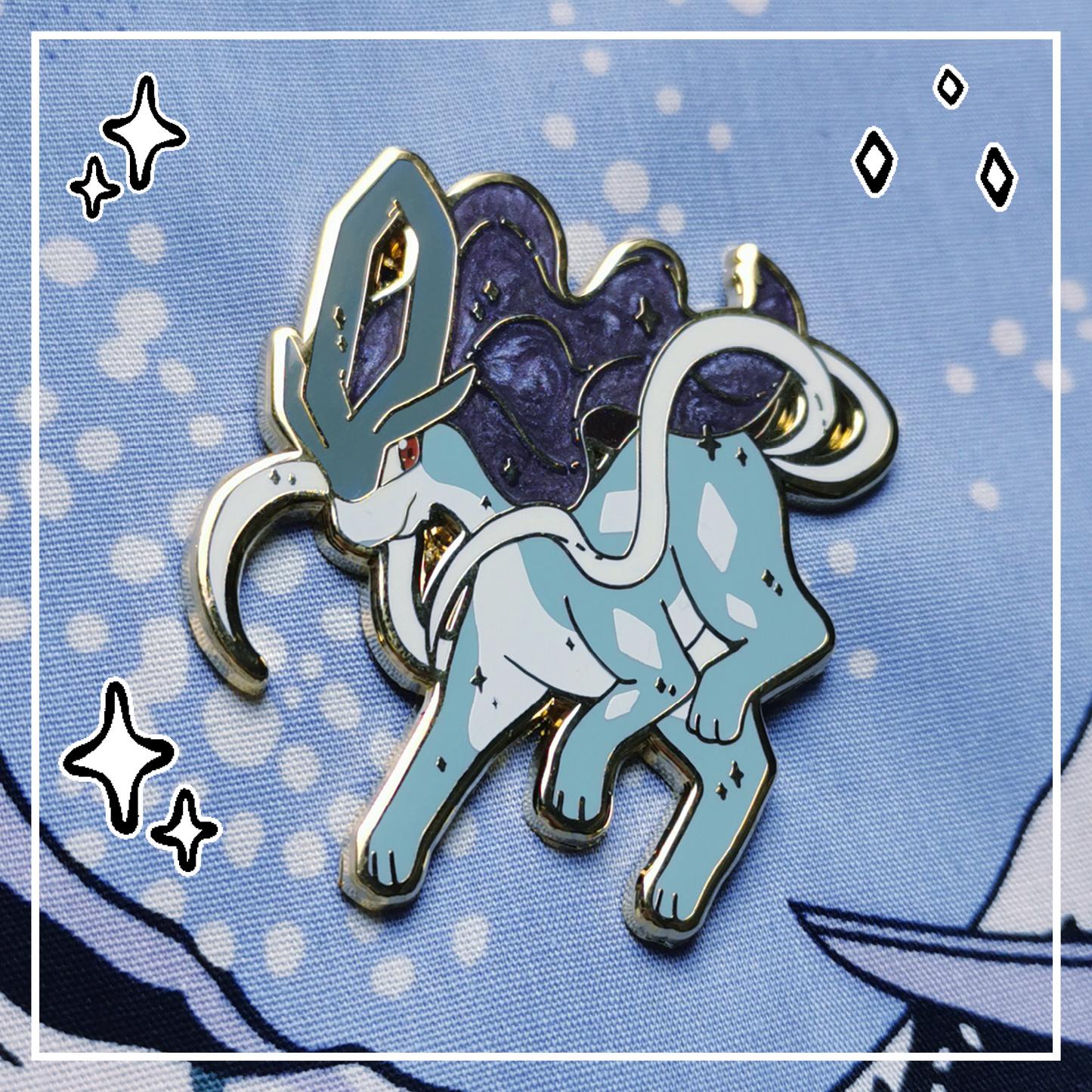 #0245 Water Hound Hard Enamel Pin