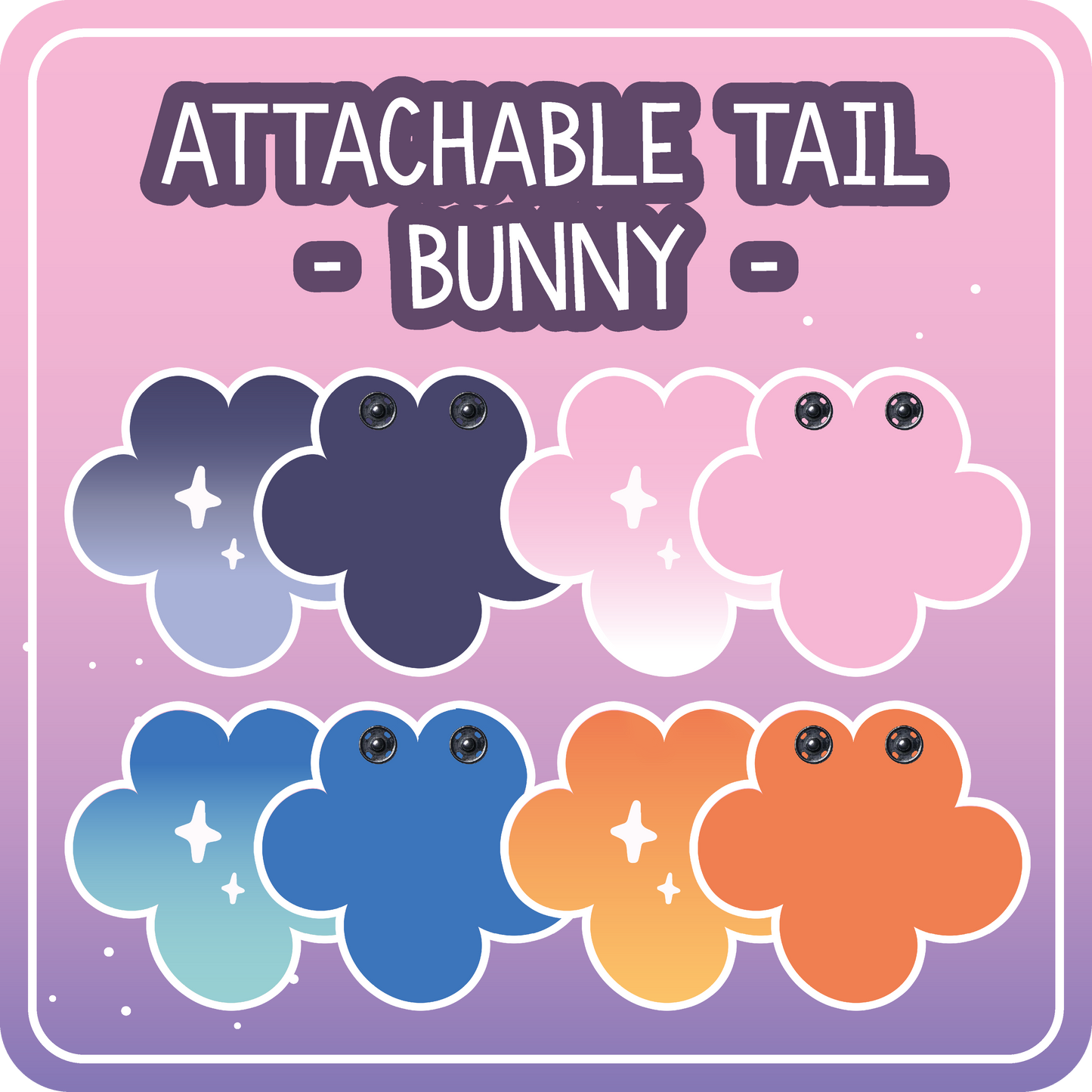 Kawaii Kompanions Ita Bag Exchangable Tails Bunny