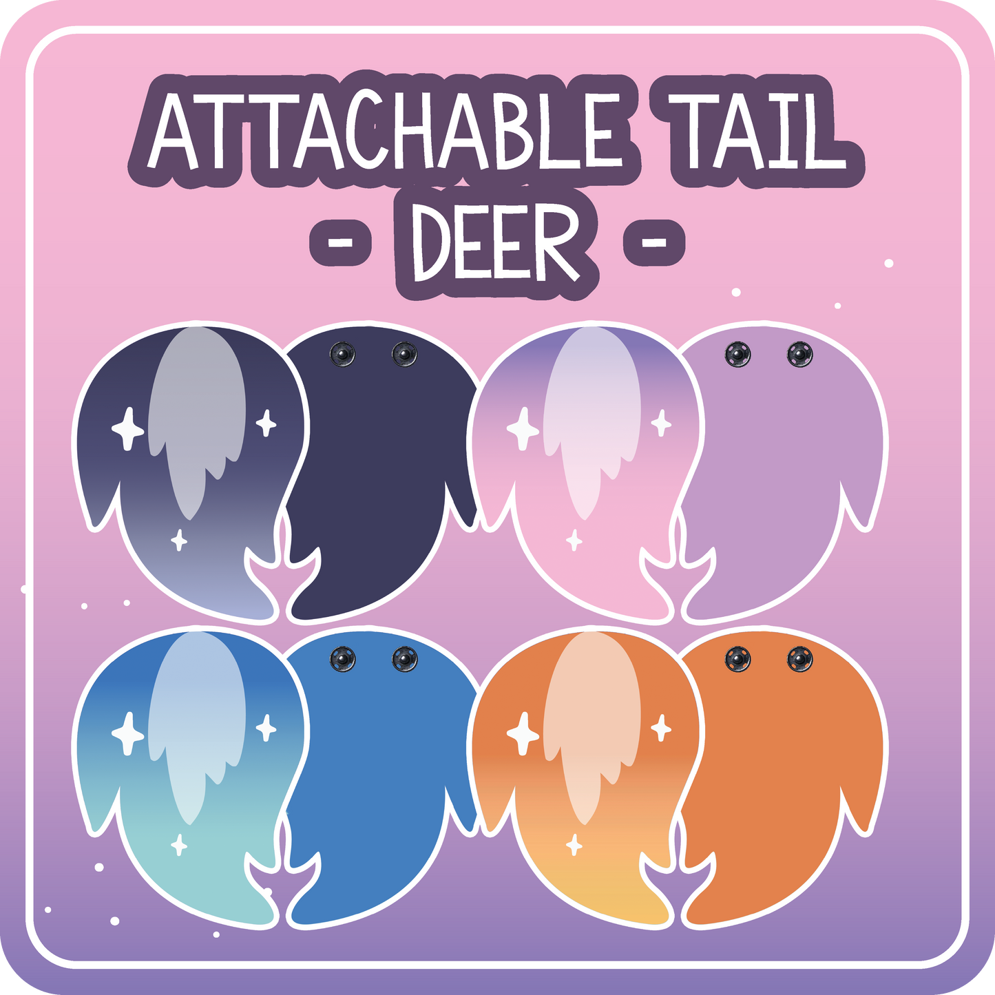 Kawaii Kompanions Ita Bag Exchangable Tails Deer