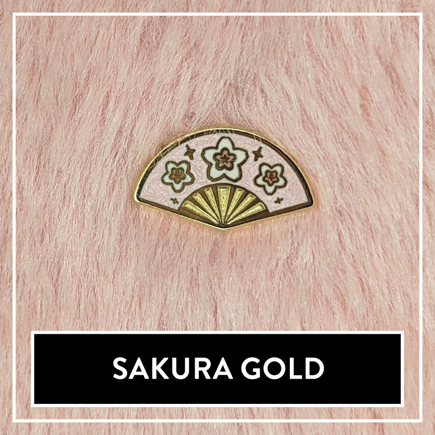 Sakura Snacks - Sakura Fan Boardfiller Mini Pin Gold