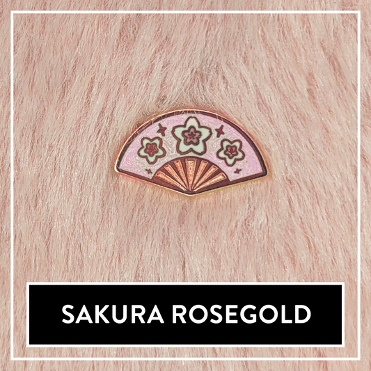 Sakura Snacks - Sakura Fan Boardfiller Mini Pin Rosegold