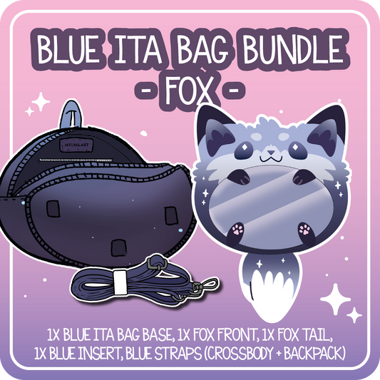 Kawaii Kompanions Ita Bag Bundle Blue Fox