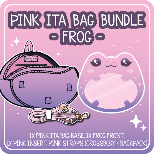 Kawaii Kompanions Ita Bag Bundle Pink Frog