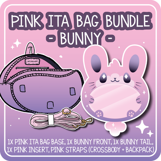 Kawaii Kompanions Ita Bag Bundle Pink Bunny