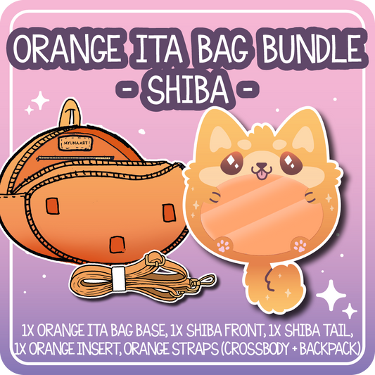 Kawaii Kompanions Ita Bag Bundle Orange Shiba