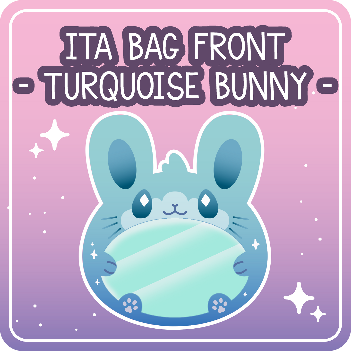 Kawaii Kompanions Ita Bag Bundle Teal Bunny