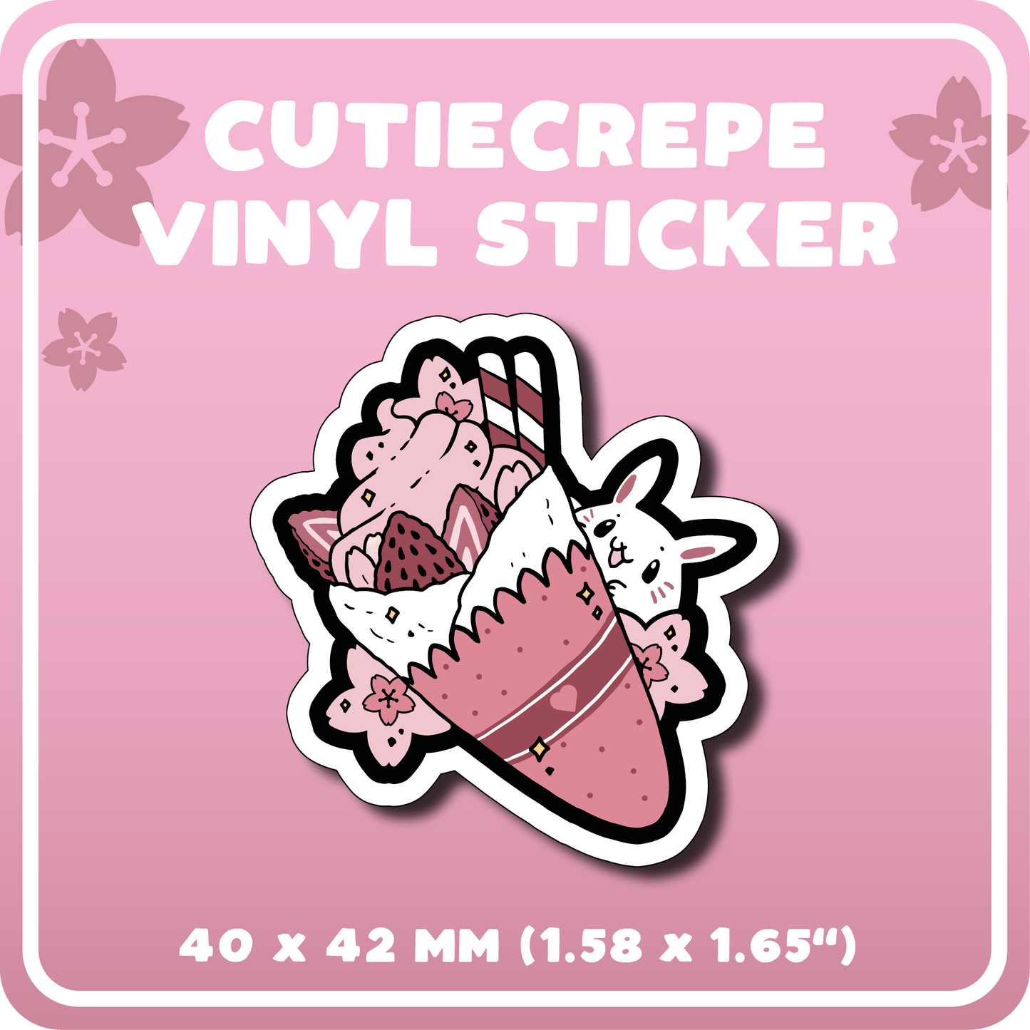Sakura Snacks - Cutiecrêpe Vinyl Sticker