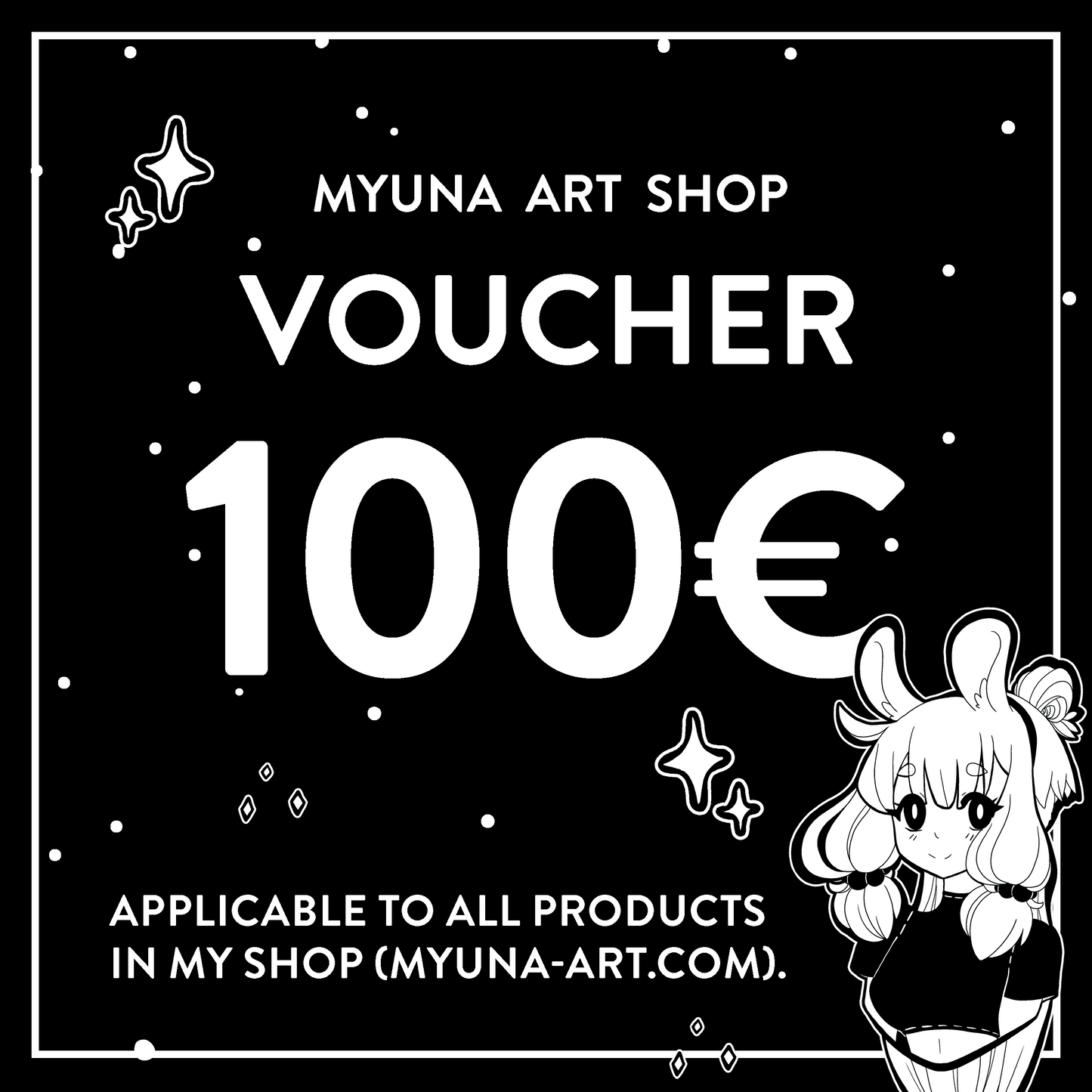 Myuna Art Gift Card/Voucher (different values <3)