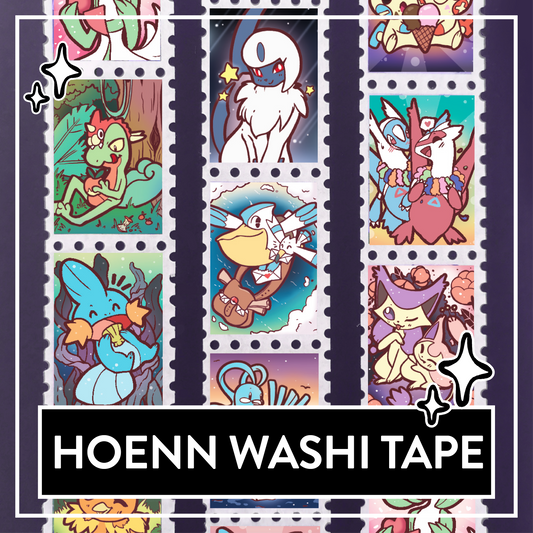 Pokemon Washi Tape "Greetings from Hoenn"