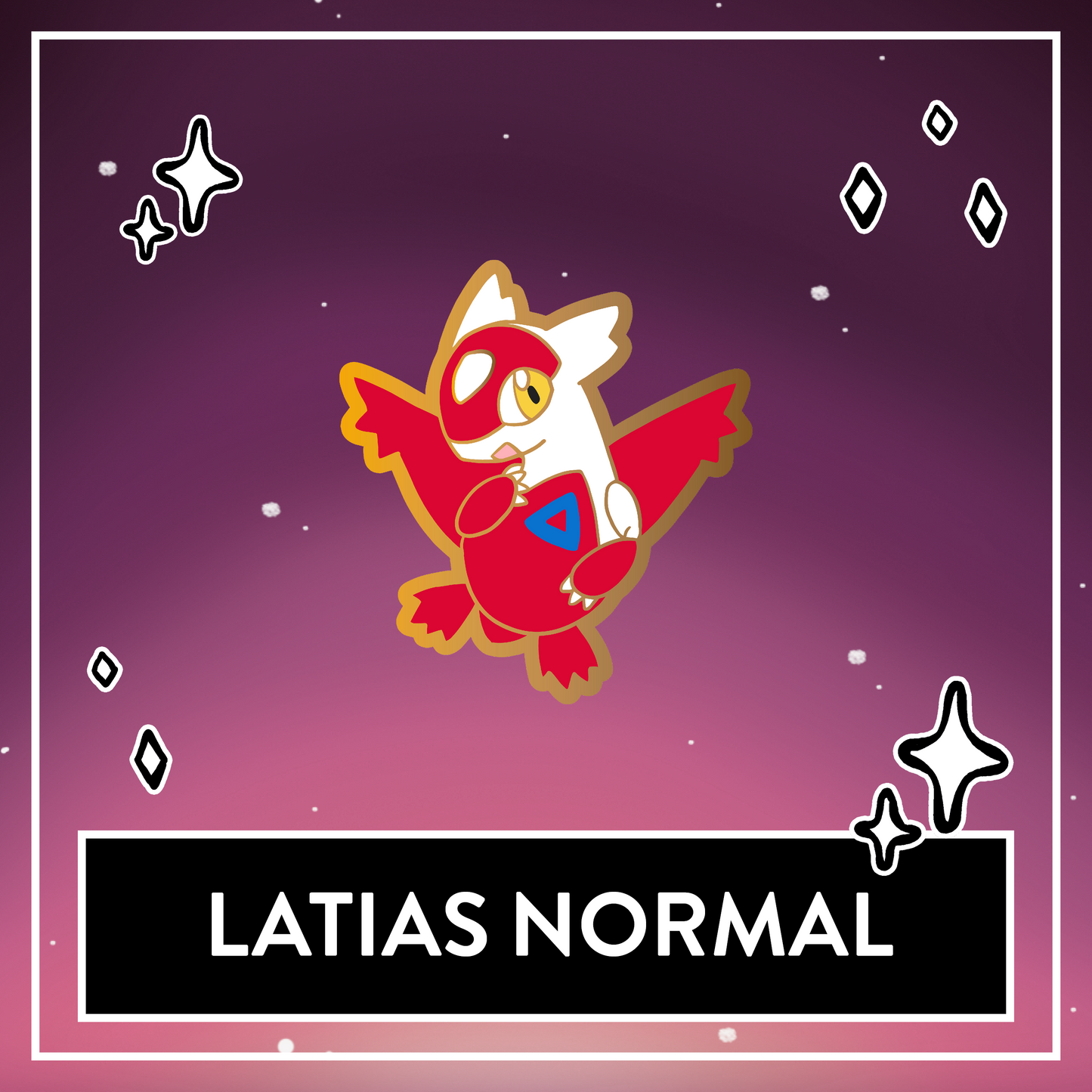Latios & Latias Mini Pins (Normal & Shiny)