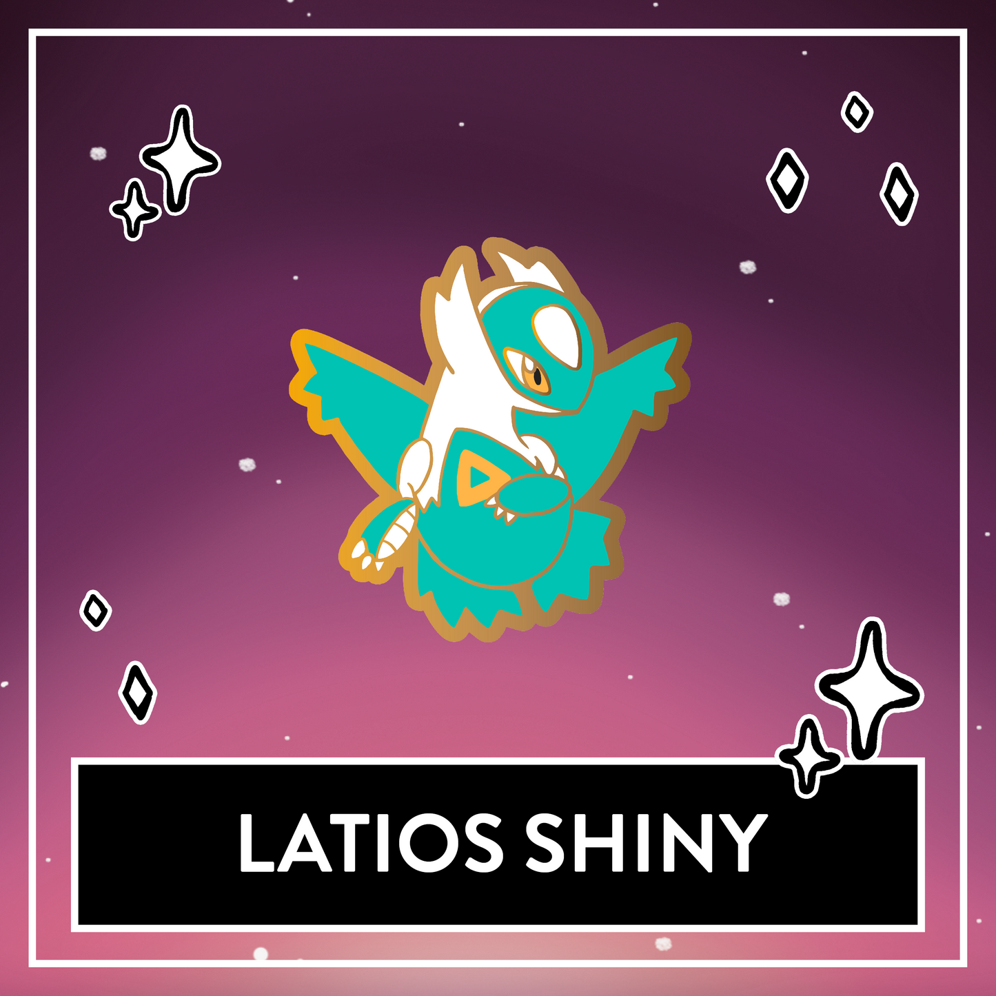 Latios & Latias Mini Pins (Normal & Shiny)