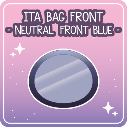 Kawaii Kompanions Ita Bag Exchangable Front Designs Neutral - 4 different colors -
