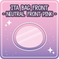 Kawaii Kompanions Ita Bag Exchangable Front Designs Neutral - 4 different colors -