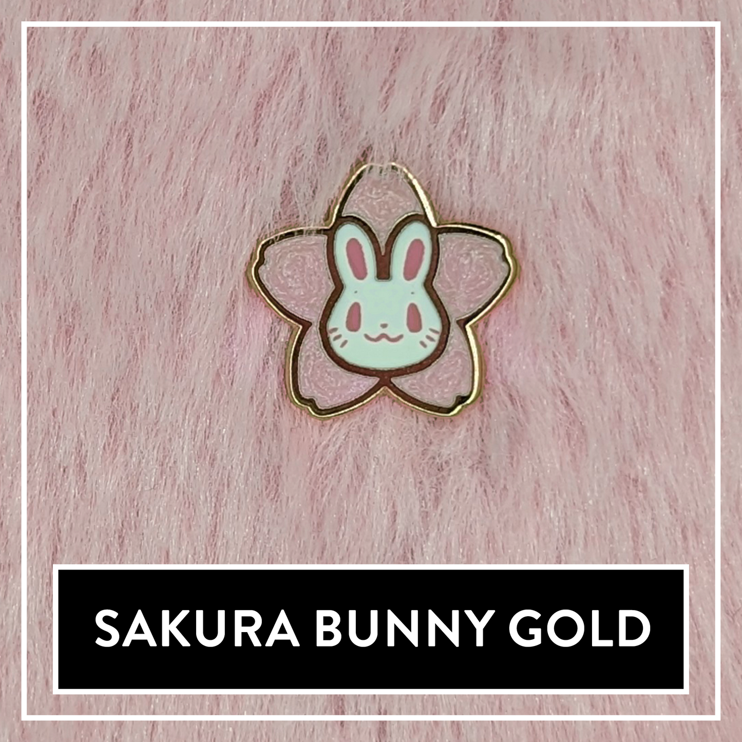 Sakura Snacks - Sakura Bunny Boardfiller Mini Pin Gold