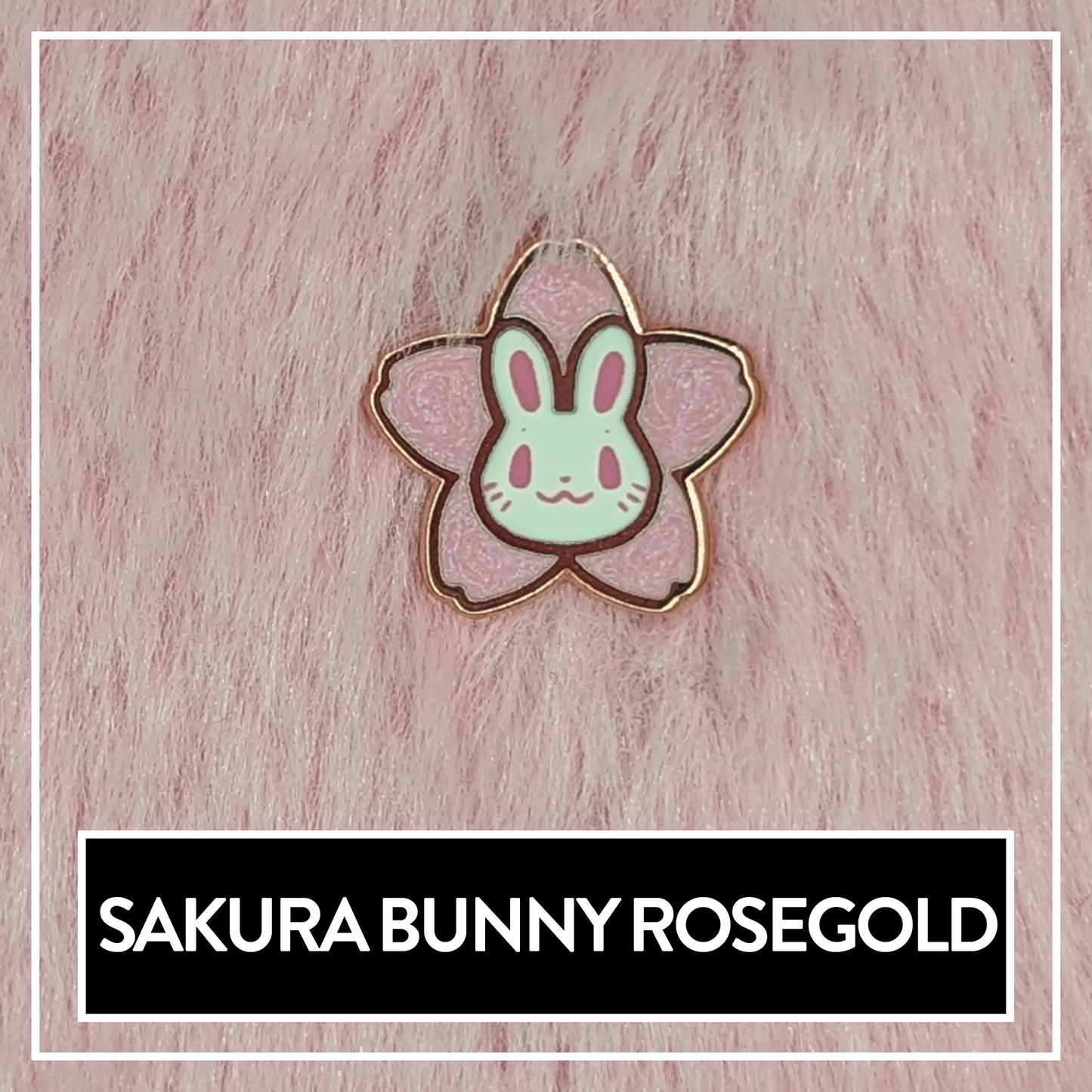 Sakura Snacks - Sakura Bunny Boardfiller Mini Pin Rosegold