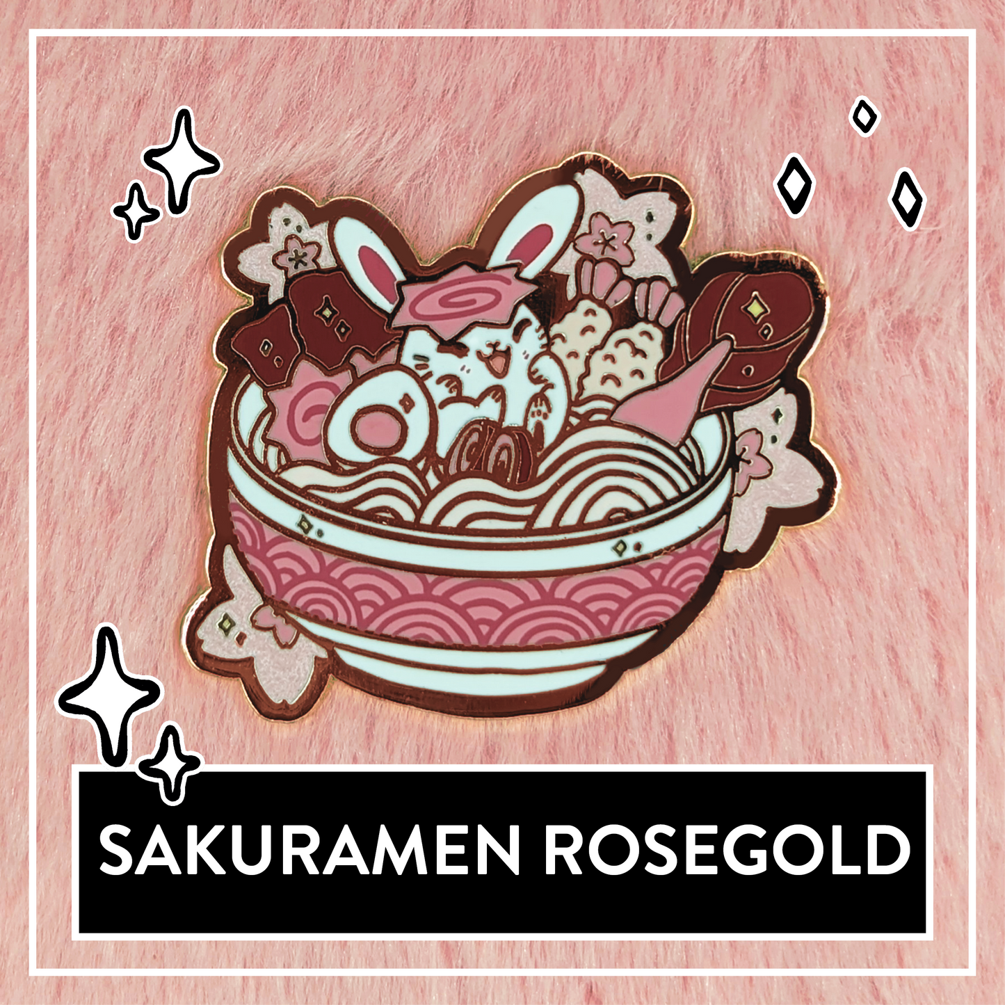 Sakura Snacks - Sakuramen Pin Rosegold