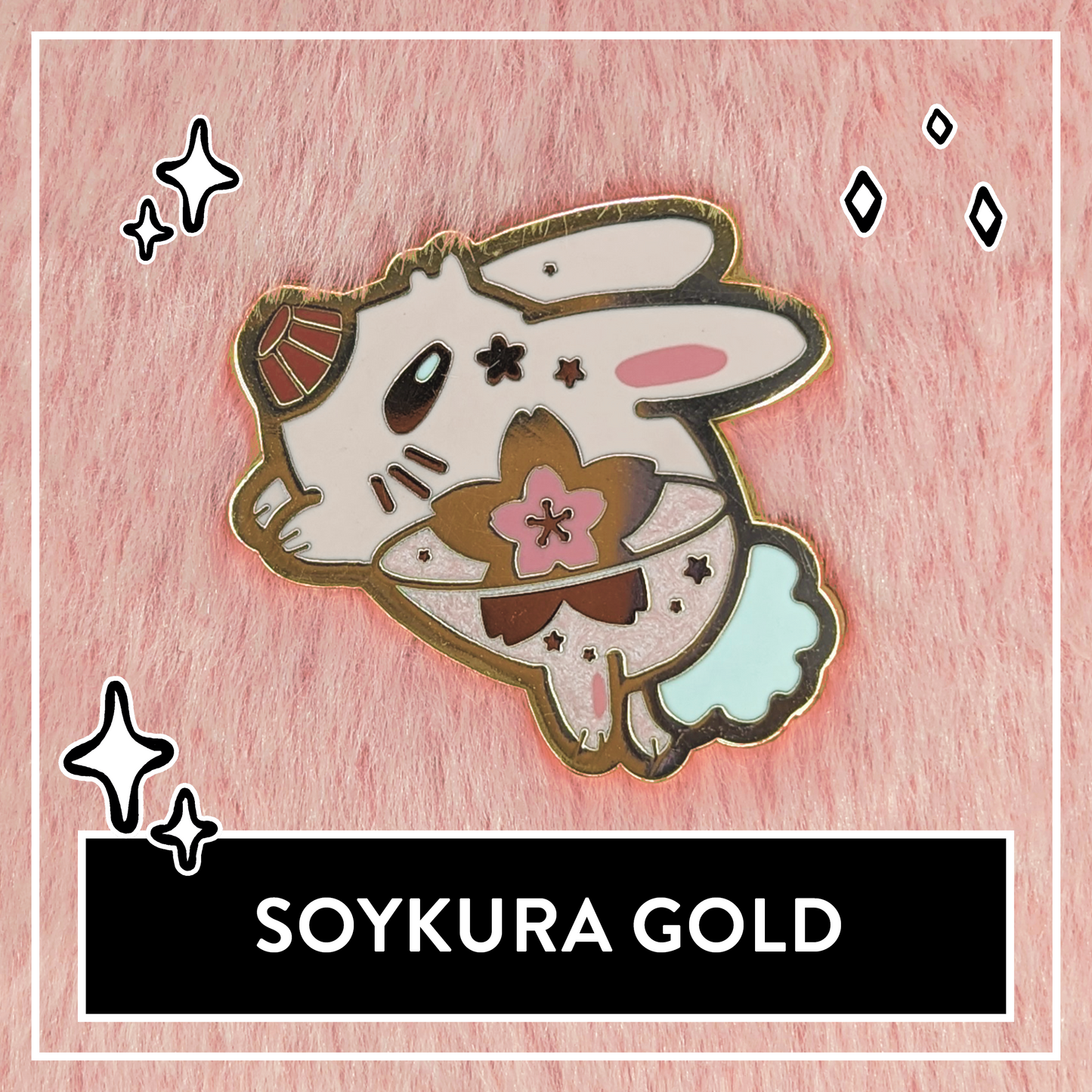 Sakura Snacks - Soykura Pin Gold