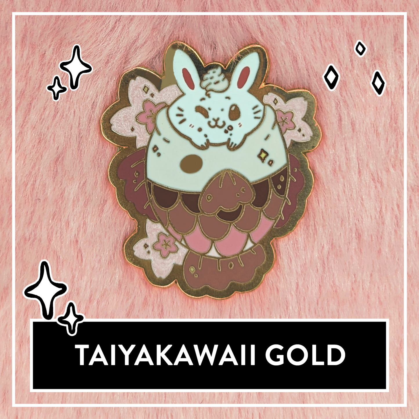 Sakura Snacks - Taiyakawaii Pin Gold