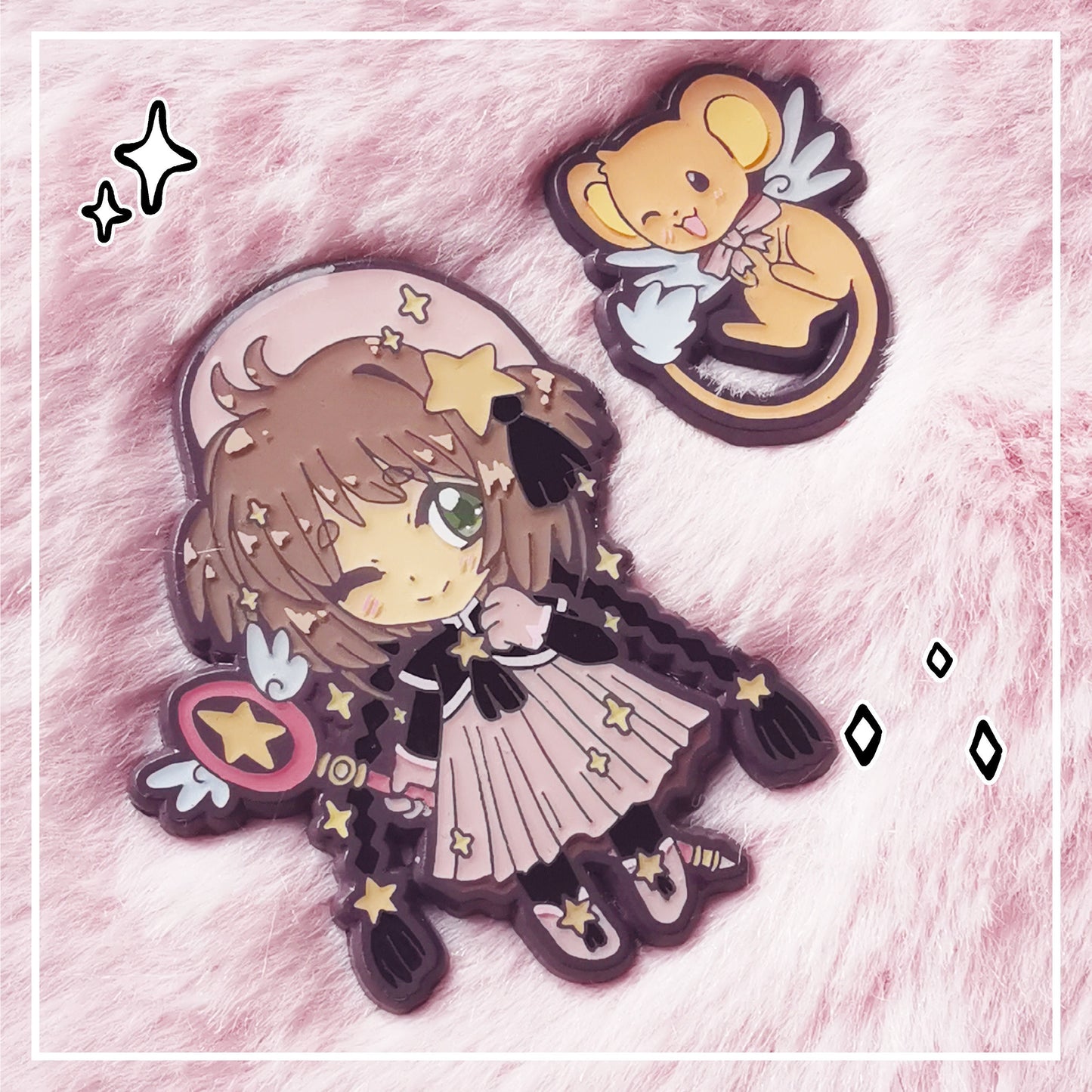 Cardcaptor Sakura & Kero Hard Enamel Pins