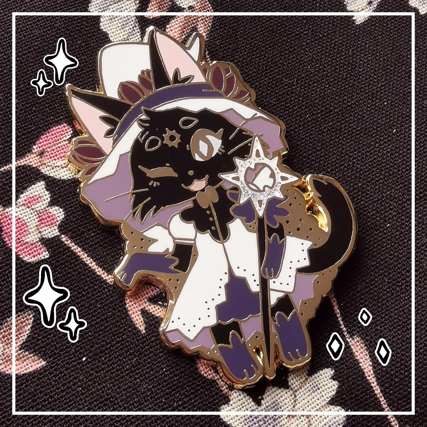 Light Witch Pin - Little Witch Acatemia Cat Witch Talisman Pins